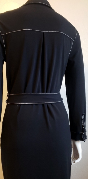 CHICO'S BLACK BUTTON-DOWN DRESS - Picture 4 of 9